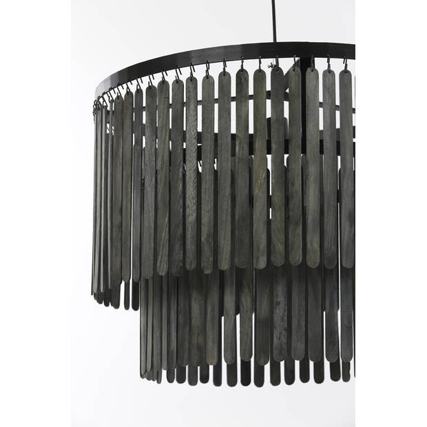 Light & Living - Hanglamp GULARO - Ø60x43cm - Zwart