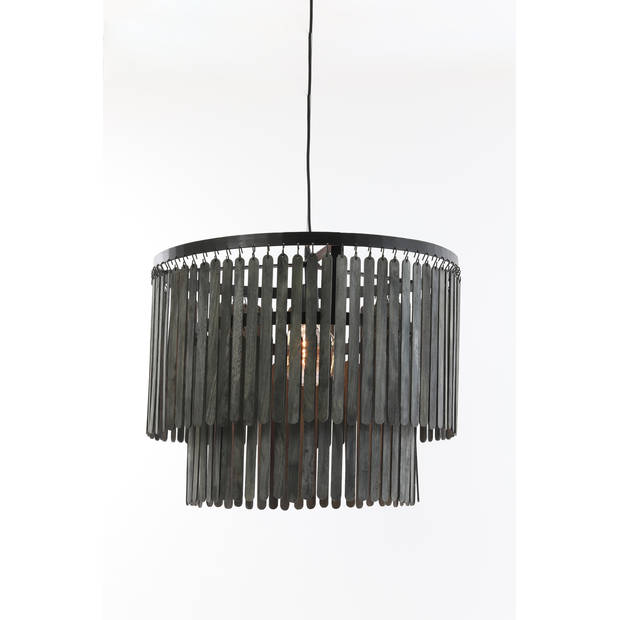 Light & Living - Hanglamp GULARO - Ø60x43cm - Zwart