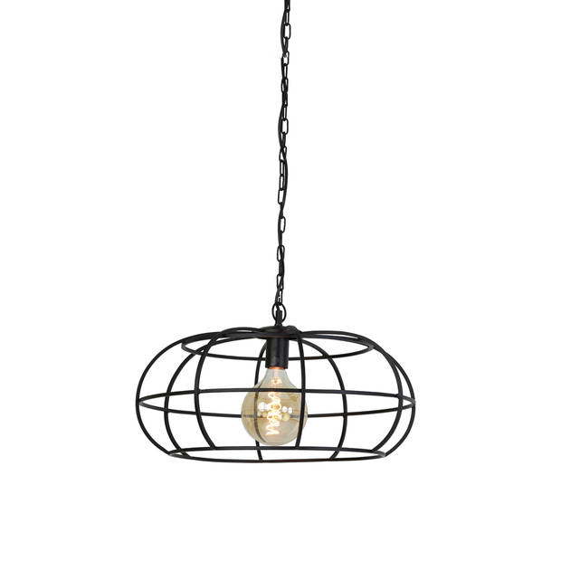 Light & Living - Hanglamp Imelda - 53x53x28 - Zwart