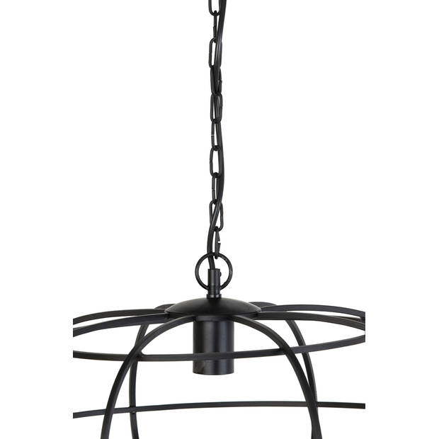 Light & Living - Hanglamp Imelda - 53x53x28 - Zwart