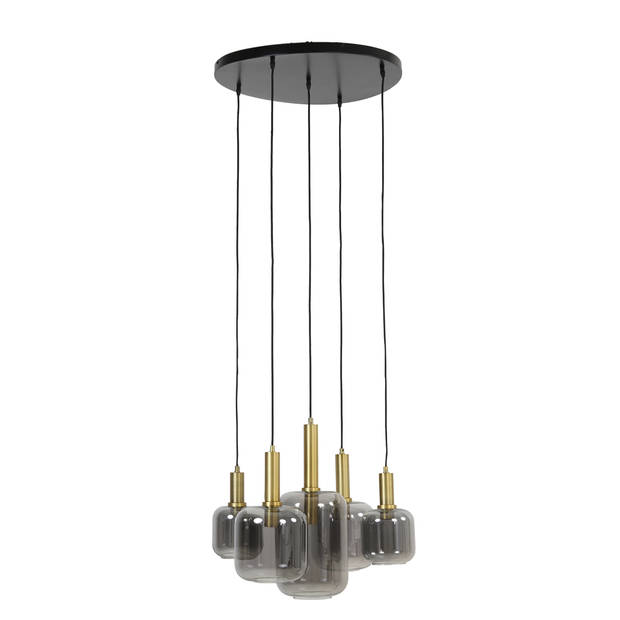 Light & Living - Hanglamp Lekar - 66x66x80 - Brons