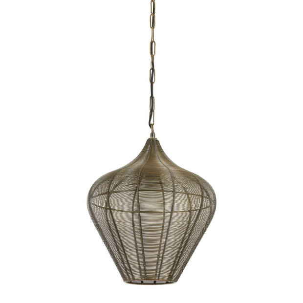 Light & Living - Hanglamp Alvaro - 36x36x40 - Brons