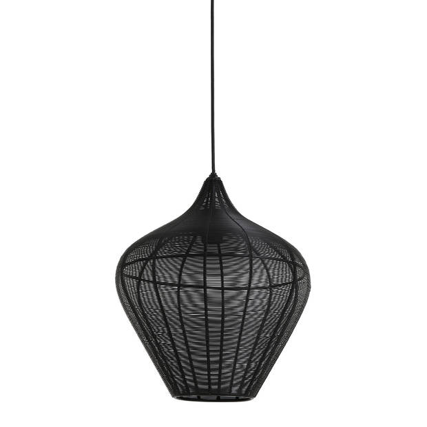 Light & Living - Hanglamp Alvaro - 36x36x40 - Zwart