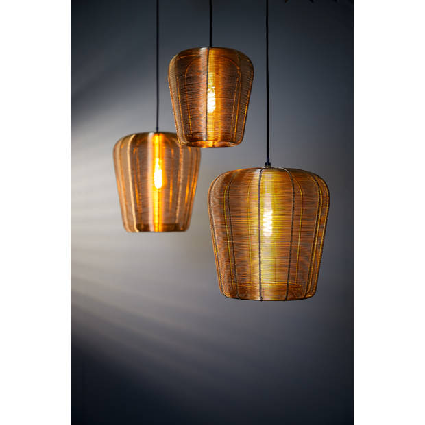 Light & Living - Hanglamp ADETA - Ø23x25cm - Goud