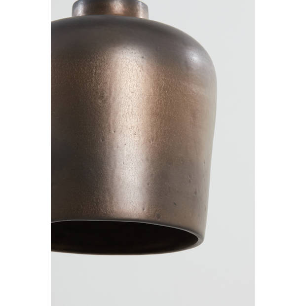Light & Living - Hanglamp DENA - Ø18x20cm - Brons