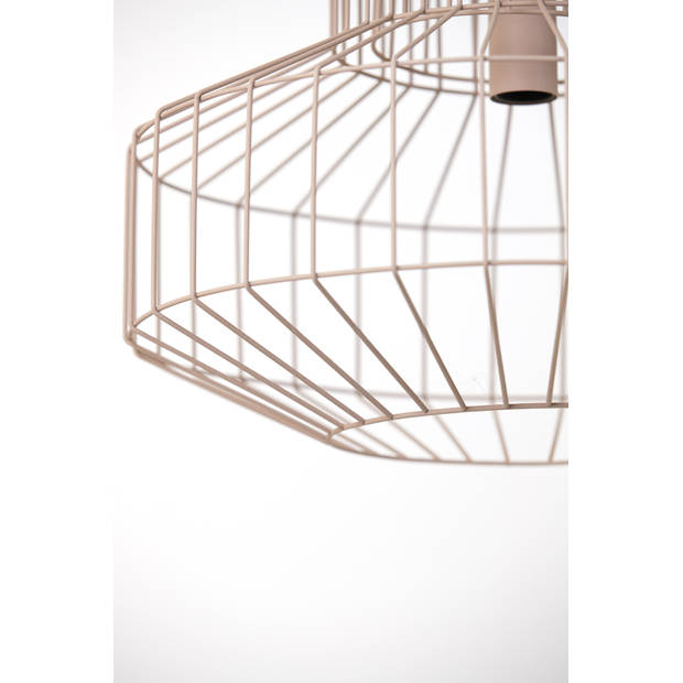 Light & Living - Hanglamp Fynn - 50x50x60 - Bruin