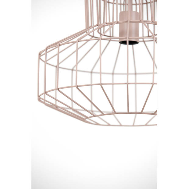 Light & Living - Hanglamp Fynn - 40x40x47 - Bruin