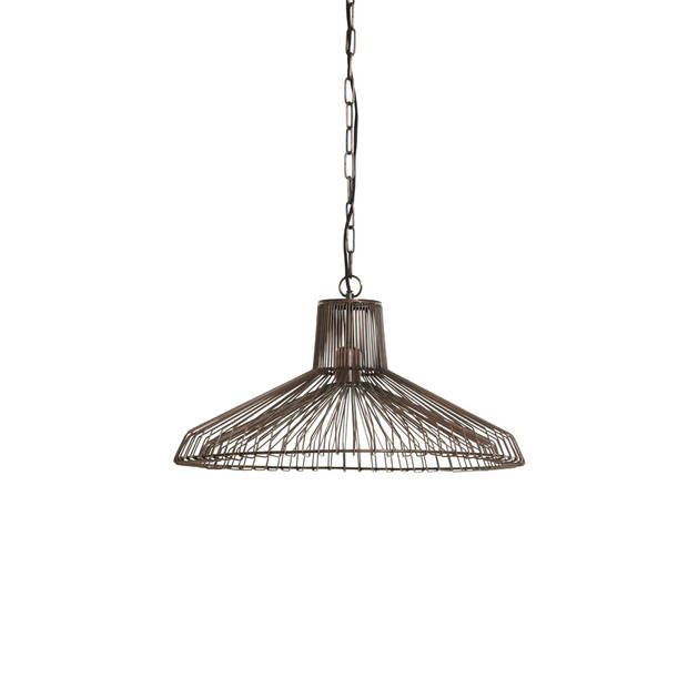 Light & Living - Hanglamp Kasper - 65x65x37 - Bruin