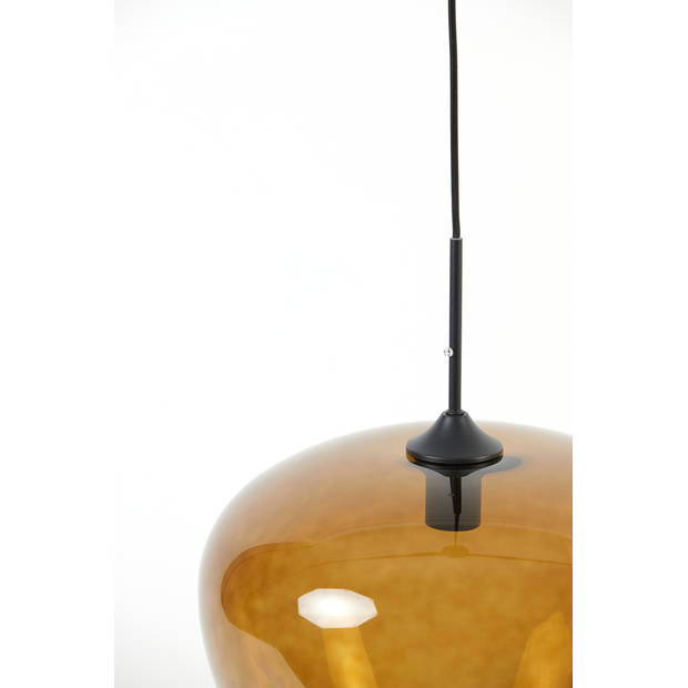 Light & Living - Hanglamp MAYSON - Ø40x34cm - Bruin