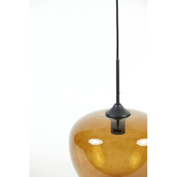 Light & Living - Hanglamp MAYSON - Ø30x25cm - Bruin