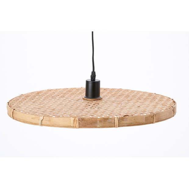 Light & Living - Hanglamp Paloma - 50x50x3.5 - Bruin