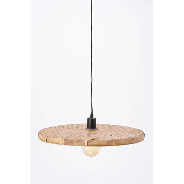 Light & Living - Hanglamp Paloma - 50x50x3.5 - Bruin