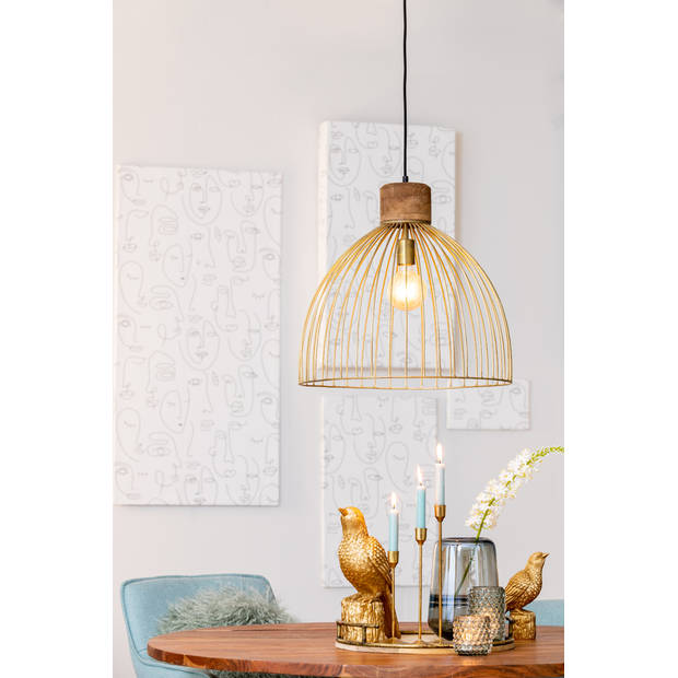 Light & Living - Hanglamp Giada - 50x50x47 - Brons