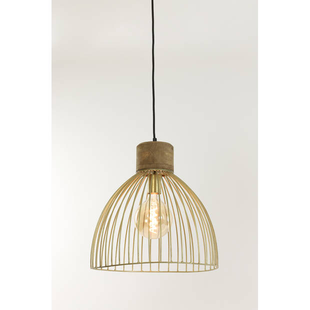 Light & Living - Hanglamp Giada - 40x40x40 - Brons
