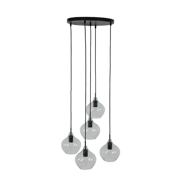 Light & Living - Hanglamp Rakel - 61x61x66 - Zwart