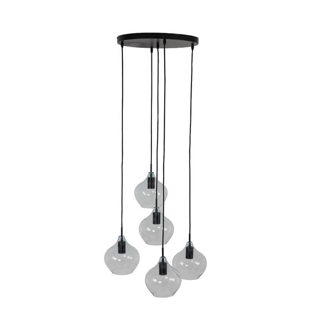 Light & Living - Hanglamp Rakel - 61x61x66 - Zwart