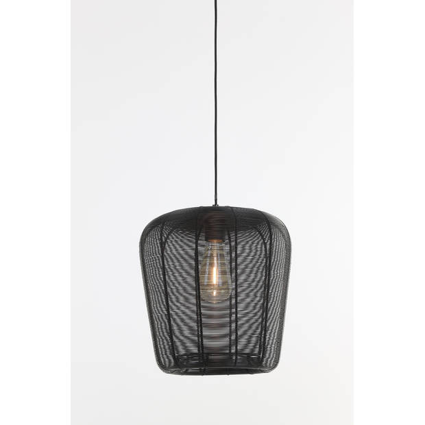 Light & Living - Hanglamp ADETA - Ø28x30cm - Zwart