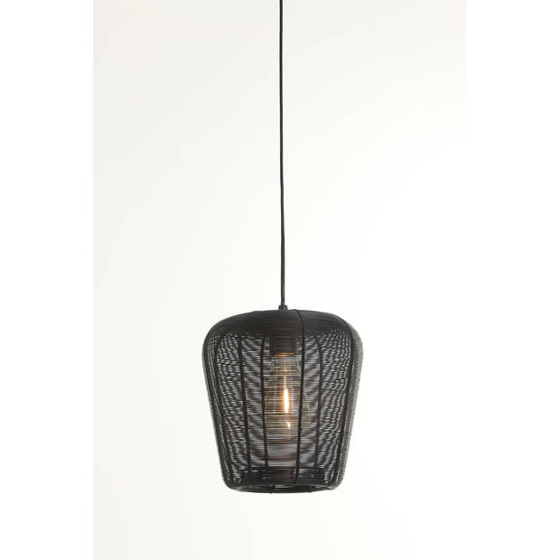 Light & Living - Hanglamp ADETA - Ø23x25cm - Zwart