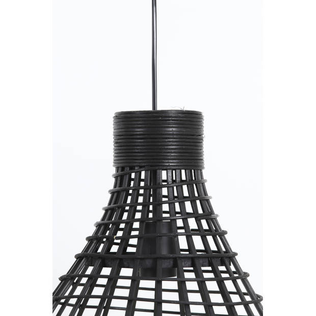 Light & Living - Hanglamp Puerto - 34x34x41.5 - Zwart