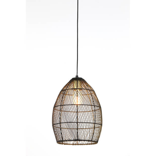 Light & Living - Hanglamp MEYA - Ø23x31cm - Zwart