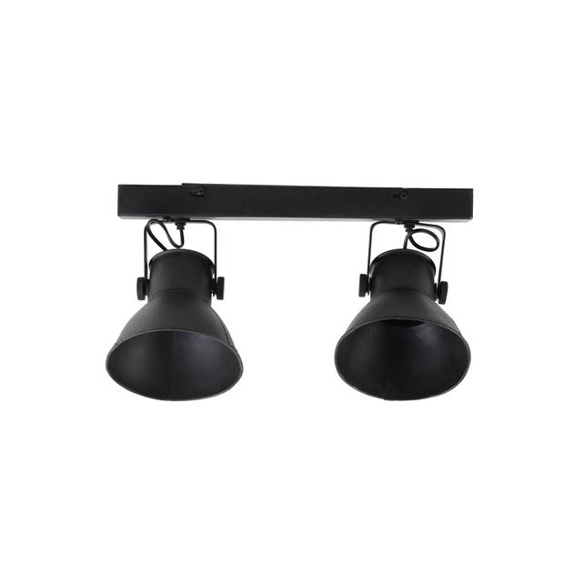 Light & Living - Hang-/wandlamp ELIANO - 45x18x25cm - Zwart