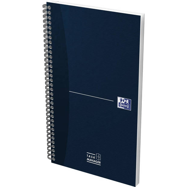 Oxford Office Essentials taskmanager, 230 pagina's, ft 14,1 x 24,6 cm, blauw 5 stuks