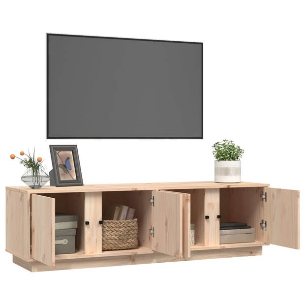 vidaXL Tv-meubel 140x40x40 cm massief grenenhout