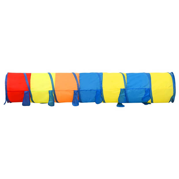 vidaXL Kinderspeeltunnel 245 cm polyester meerkleurig