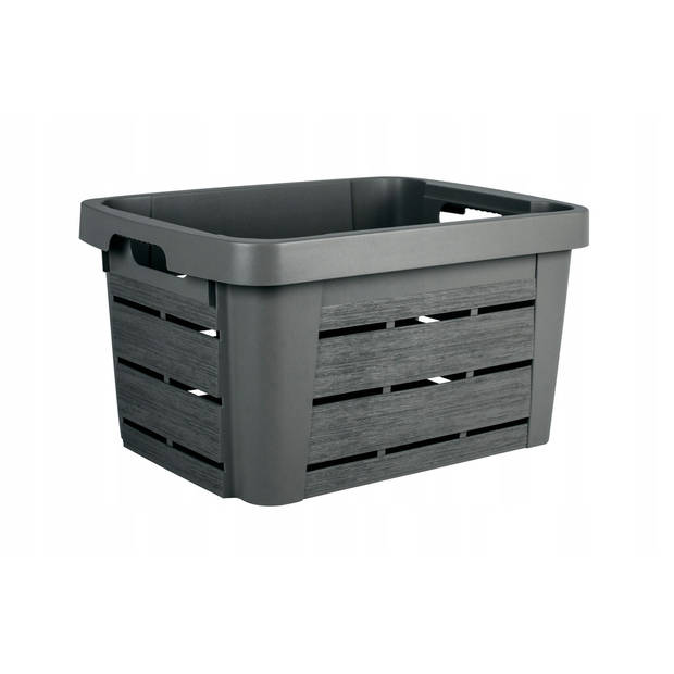 Opbergbox Antraciet 30 liter - 46 x 34 x 25 cm