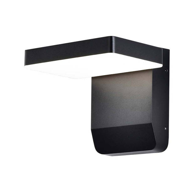 V-TAC VT-11020-SQ-B Draaibare LED wandlamp - Zwart - IP65 - 17W - 2520 Lumen - 3000K