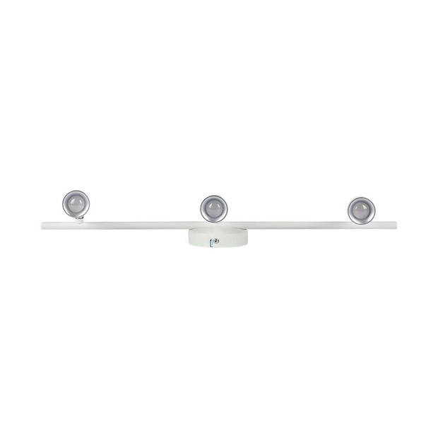 V-TAC VT-813-W-N LED plafondlamp met 3 spots - IP20 - Wit - 13.5W - 1260 Lumen - 3000K