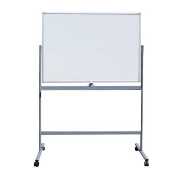 Whiteboard Verrijdbaar - Dubbelzijdig - Magnetisch - 120x150 cm