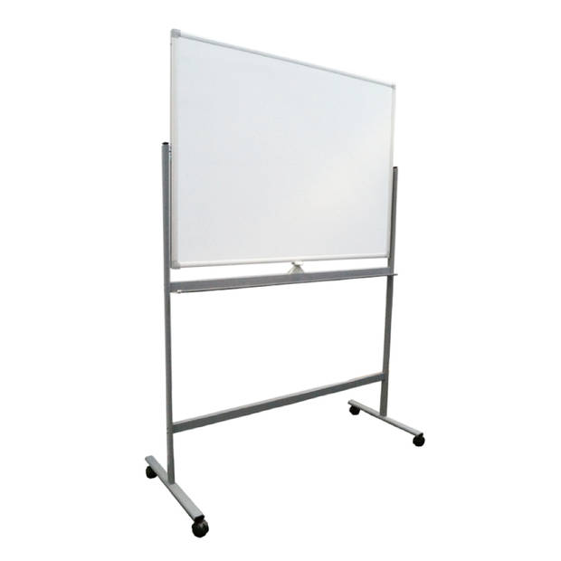 Whiteboard Verrijdbaar - Dubbelzijdig - Magnetisch - 120x150 cm