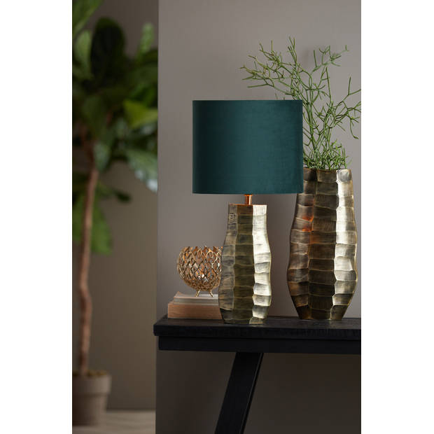 Light & Living - Lampenkap VELOURS - 30x15x25cm - Groen