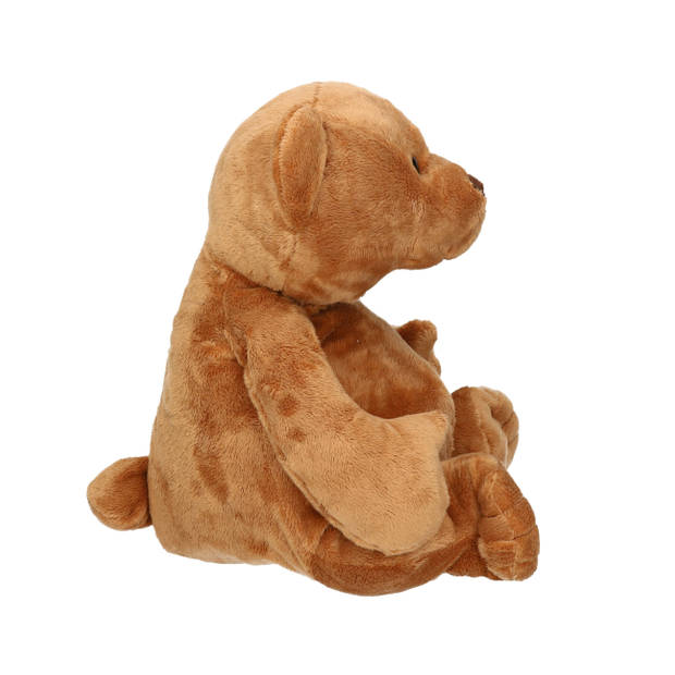 Verjaardag cadeau knuffelbeer 54 cm met XL Happy Birthday wenskaart - Knuffelberen