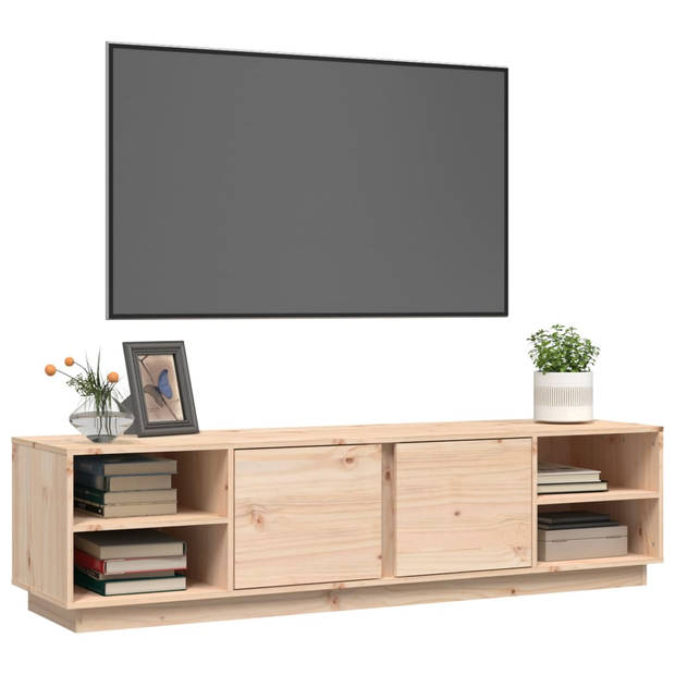 vidaXL Tv-meubel 156x40x40 cm massief grenenhout