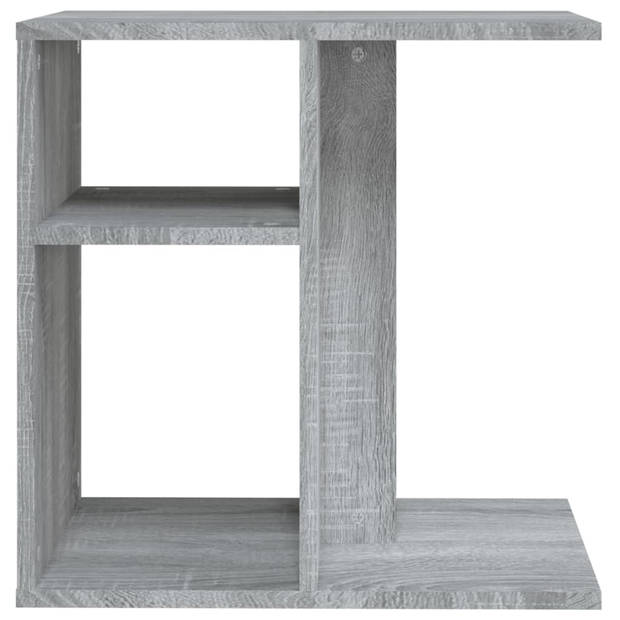 The Living Store Woonkamertafel - grijs sonoma eiken - 50 x 30 x 50 cm - praktisch