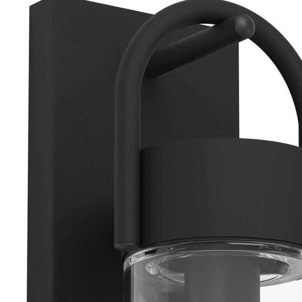 EGLO Carraro Wandlamp Buiten - E27 - 38 cm - Zwart