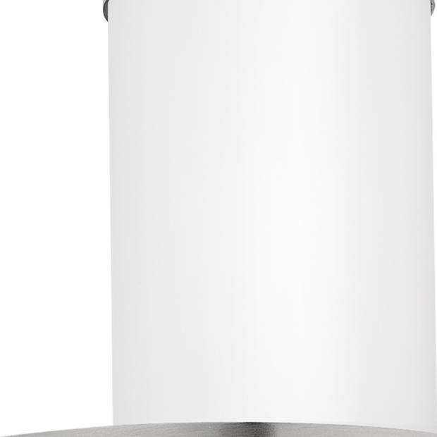 EGLO Beverly - Buitenverlichting - Wandlamp - RVS, Zilver - Wit