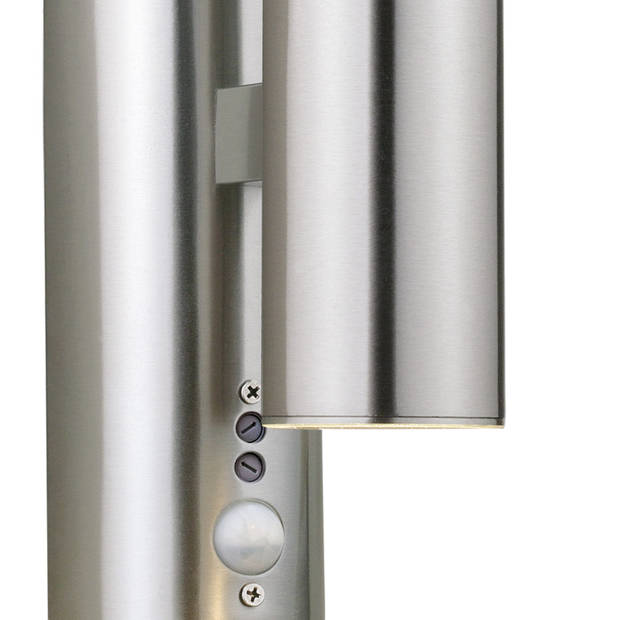 EGLO Trono Stick - Buitenverlichting - Wandlamp Met Sensor - LED - RVS