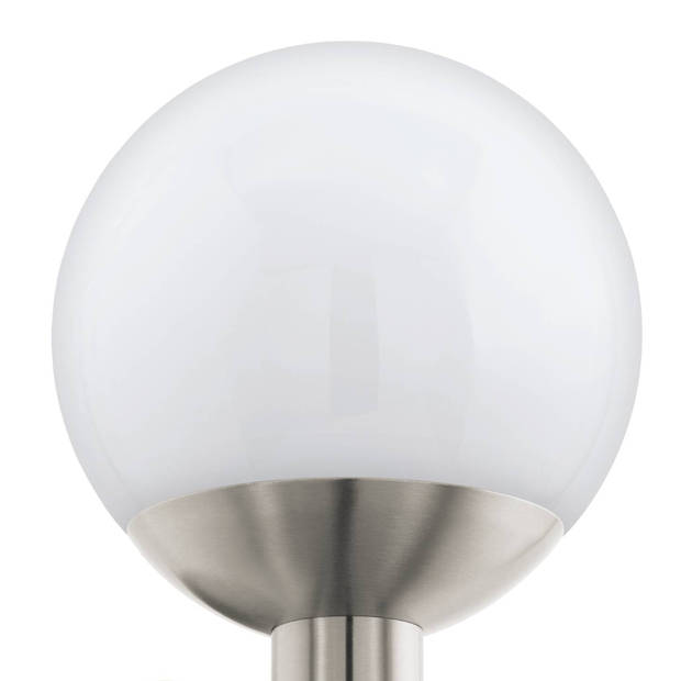 EGLO connect.z Nisia-Z Smart Wandlamp Buiten- E27 - 31,5 cm - Grijs/Wit - Instelbaar RGB & wit licht - Dimbaar - Zigbee
