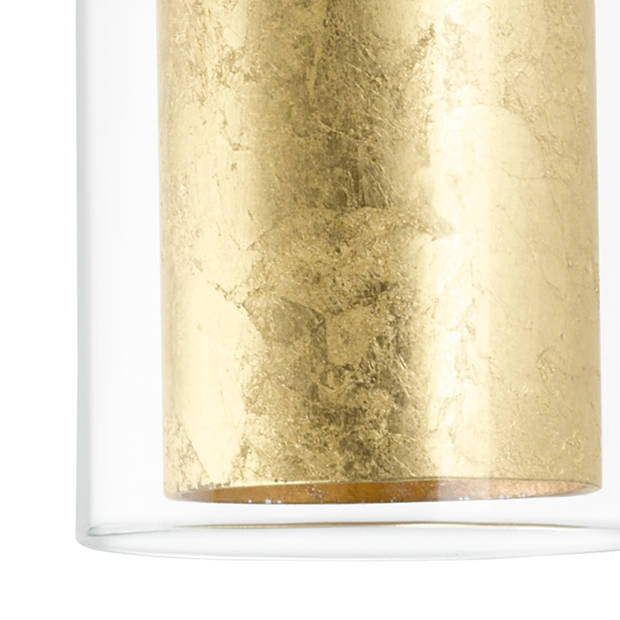 EGLO Pinto Gold Wandlamp - E27 - 27 cm - Zwart/Goud