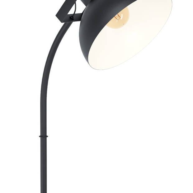 EGLO Lubenham Vloerlamp - E27 - 160 cm - Zwart, Bruin