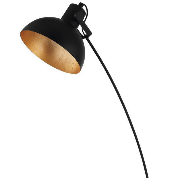 EGLO Jaafra Vloerlamp - E27 - 158 cm - Zwart, Goud