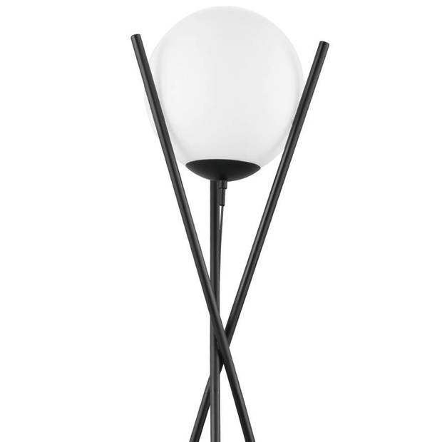 EGLO SAlvezinas Vloerlamp - E27 - 150 cm - Zwart/Wit