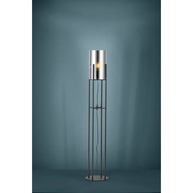 EGLO Glastonbury Vloerlamp - E27 - 136 cm - Zwart