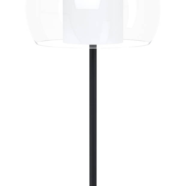 EGLO Briaglia-C Vloerlamp - LED - 152,5 cm - Zwart/Wit - Dimbaar