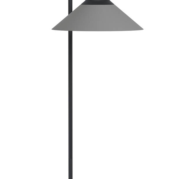 EGLO Abreosa Vloerlamp - E27 - 151 cm - Zwart, Grijs