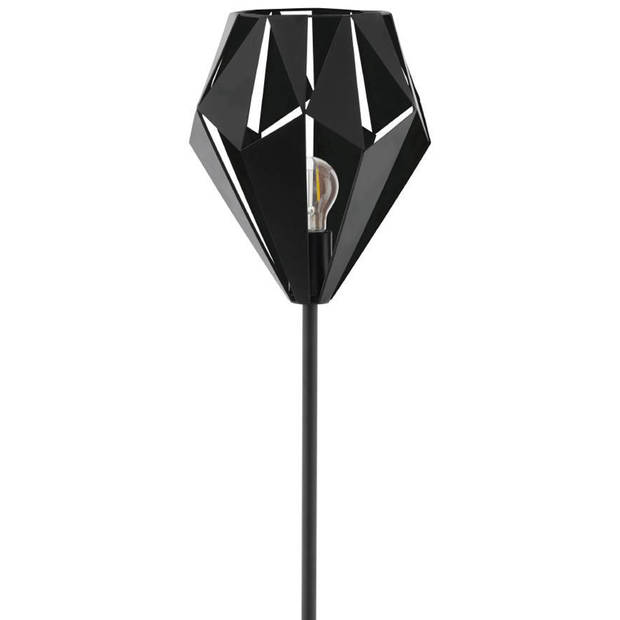 EGLO Carlton 5 Vloerlamp - E27 - 152,5 cm - Zwart