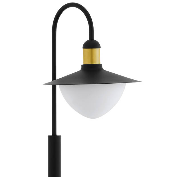 EGLO Sirmione Sokkellamp - Staande lamp - Buiten - E27 - 34 cm - Grijs/Wit